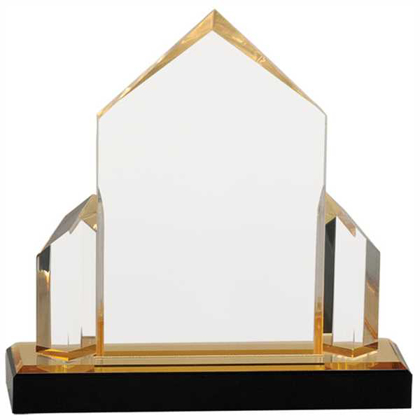 Picture of 7" x 7" Gold Jewel Post Impress Acrylic