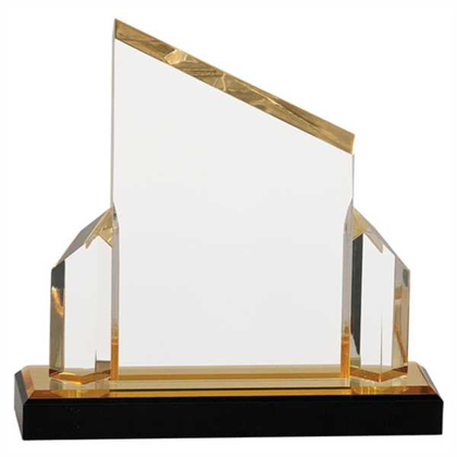 Picture of 7" x 7" Gold Beveled Post Impress Acrylic