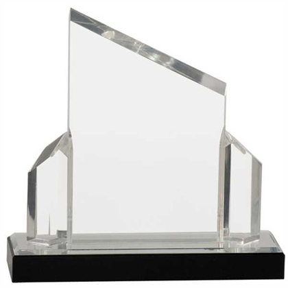 Picture of 7" x 7" Silver Beveled Post Impress Acrylic