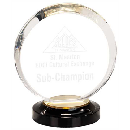 Picture of 7" Gold Halo Acrylic