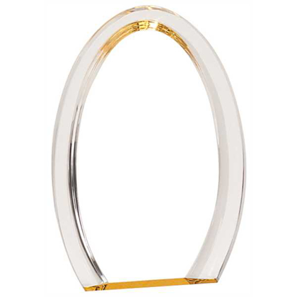 Picture of 7" Gold Oval Halo Acrylic