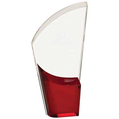 Picture of 8 1/2" Red Lunar Acrylic