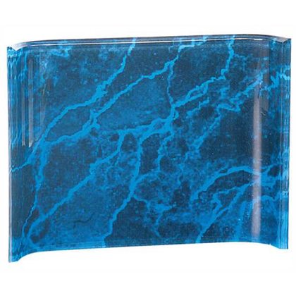 Picture of 8" x 6" Blue Marbleized Acrylic Crescent