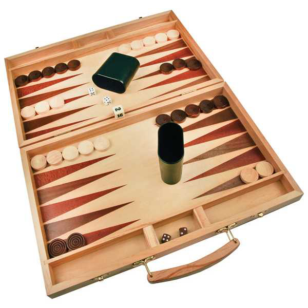 Picture of 15" x 9 1/2" Backgammon Game