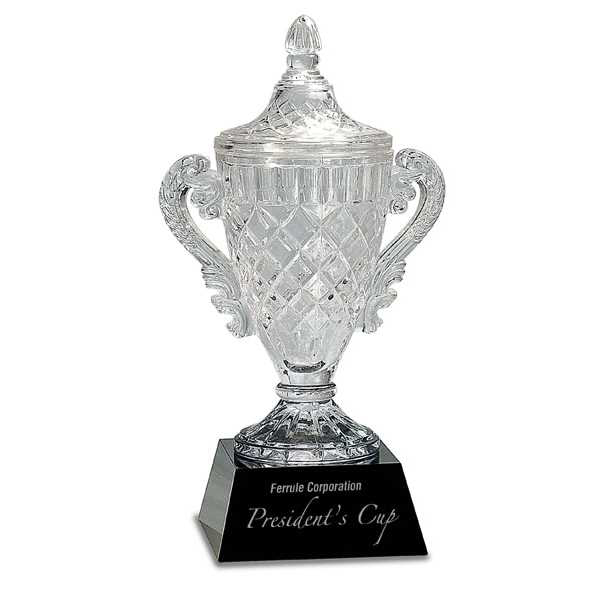 Picture of 14" Crystal Cup on Black Pedestal Base