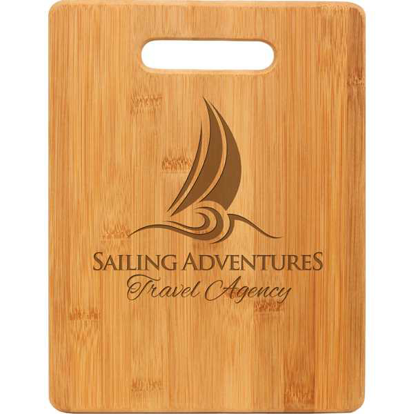 Picture of 11 1/2" x 8 3/4" Bamboo Rectangle Cutting Board