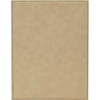 Picture of 9" x 12" Light Brown Laserable Leatherette Plaque