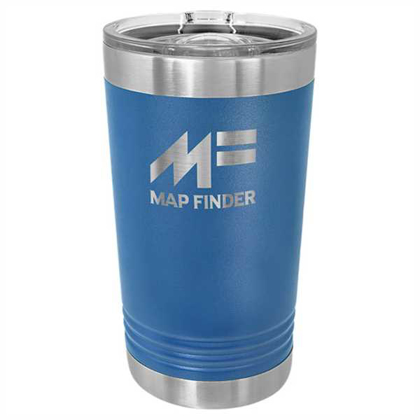 Picture of Royal Blue 16 oz. Polar Camel Pint with Slider Lid