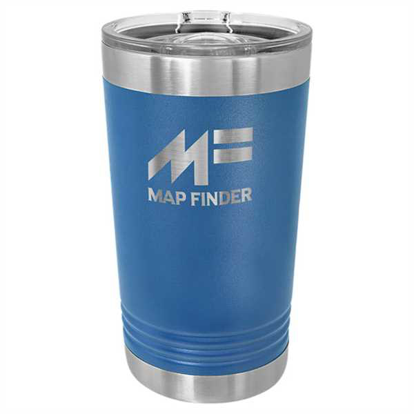 Picture of Royal Blue 16 oz. Polar Camel Pint with Slider Lid