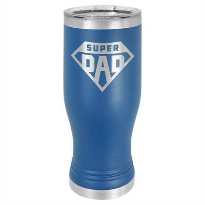 Picture of Royal Blue 20 oz. Polar Camel Pilsner w/Clear Lid