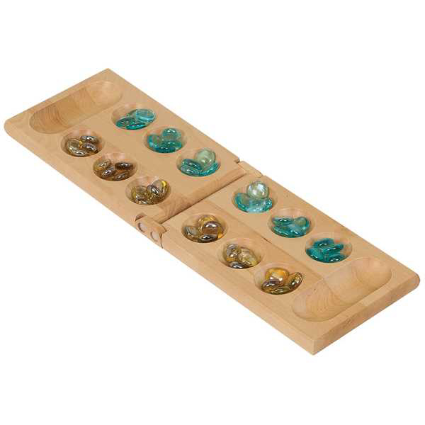 Picture of Wood Mancala Game Gift Set