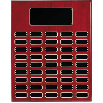 Picture of 45 Plate Rosewood Piano Finish Perpetual Plaque