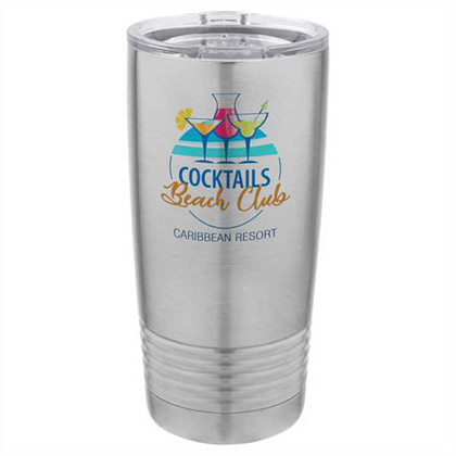 Picture of Sublimatable Polar Camel 20 oz. Stainless Steel Vacuum Insulated Tumbler w/Lid