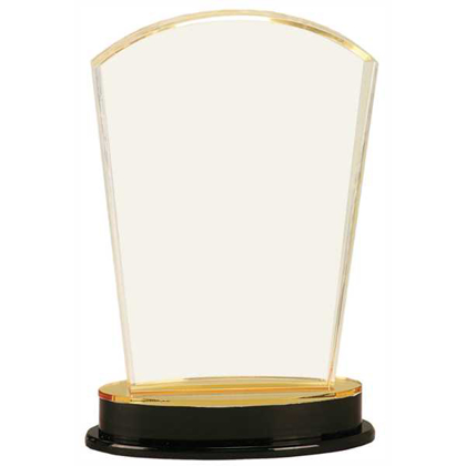Picture of 8 1/4" Gold Arch Impress Acrylic