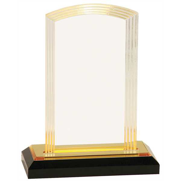 Picture of 7" Gold Step Arch Impress Acrylic