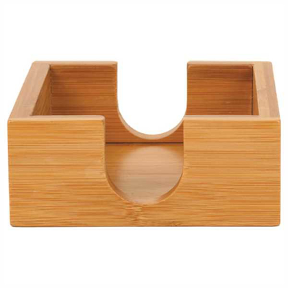 Picture of 4" x 4" Bamboo Coaster Holder
