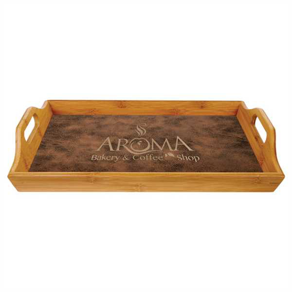 Picture of 16 1/2" x 9 3/4" Bamboo Serving Tray