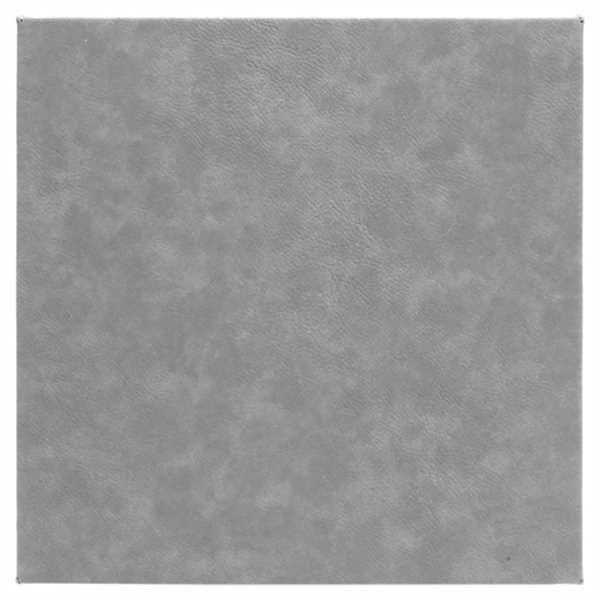Picture of 10" x 10" Gray Laserable Leatherette Wall Decor with Sawtooth Hanger