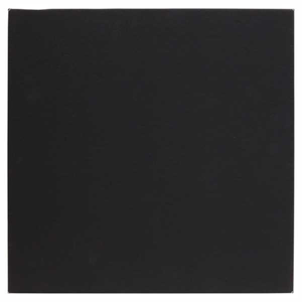 Picture of 14" x 14" Black/Gold Laserable Leatherette Wall Decor with Sawtooth Hanger