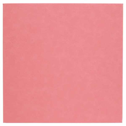 Picture of 14" x 14" Pink Laserable Leatherette Wall Decor with Sawtooth Hanger
