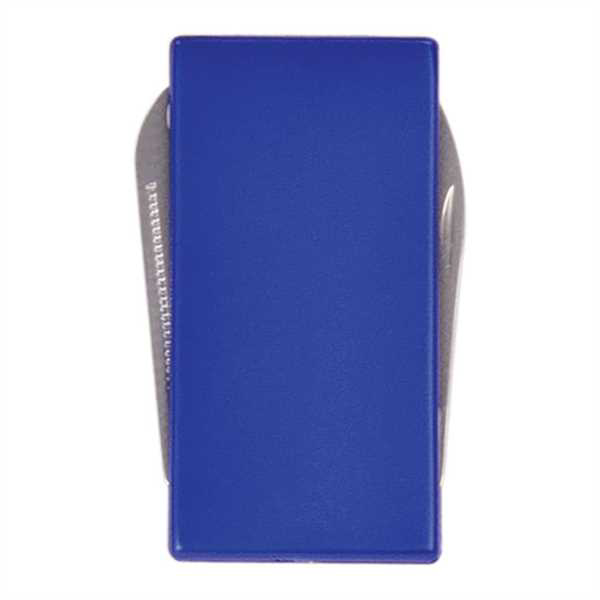 Picture of 2 1/8" Blue 3-Function Money Clip