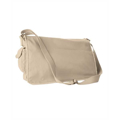 Picture of 14 oz. Pigment-Dyed Raw-Edge Messenger Bag