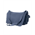 Picture of 14 oz. Pigment-Dyed Raw-Edge Messenger Bag