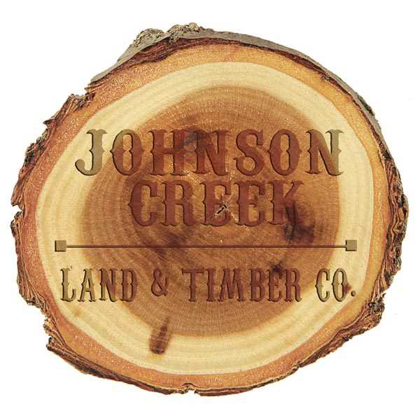 Picture of 2" Old West Log Elmwood Magnet