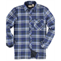 Picture of Men's Flannel Shirt Jacket with Quilt Lining