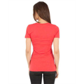 Picture of Ladies' 4.6 oz. Tri-Blend Deep V-Neck T-Shirt