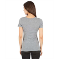 Picture of Ladies' 4.6 oz. Tri-Blend Deep V-Neck T-Shirt