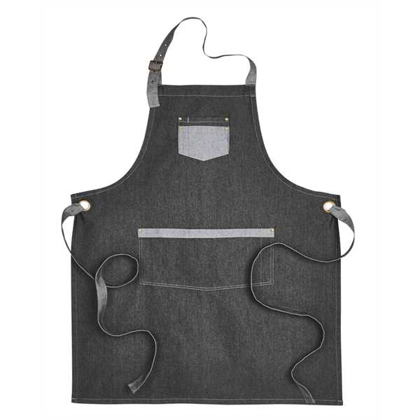 Picture of Unisex Domain Contrast Denim Bib Apron