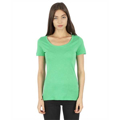 Picture of Ladies' 4.6 oz. Tri-Blend Scoop Neck T-Shirt