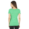 Picture of Ladies' 4.6 oz. Tri-Blend Scoop Neck T-Shirt