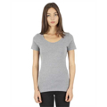 Picture of Ladies' 4.6 oz. Tri-Blend Scoop Neck T-Shirt