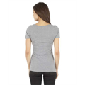 Picture of Ladies' 4.6 oz. Tri-Blend Scoop Neck T-Shirt