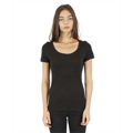 Picture of Ladies' 4.6 oz. Tri-Blend Scoop Neck T-Shirt