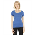 Picture of Ladies' 4.6 oz. Tri-Blend Scoop Neck T-Shirt