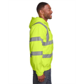 Picture of Men's Hi-Vis Class 3 Lined Full-Zip Hooded Sweatshirt