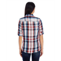 Picture of Ladies' Long-Sleeve Plaid Pattern Woven Shirt