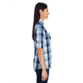 Picture of Ladies' Long-Sleeve Plaid Pattern Woven Shirt