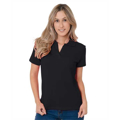 Picture of Junior's 6.2 oz., 100% Cotton V-Neck Polo