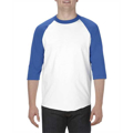 Picture of Adult 6.0 oz., 100% Cotton 3/4 Raglan T-Shirt