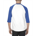 Picture of Adult 6.0 oz., 100% Cotton 3/4 Raglan T-Shirt