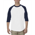 Picture of Adult 6.0 oz., 100% Cotton 3/4 Raglan T-Shirt