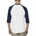 Picture of Adult 6.0 oz., 100% Cotton 3/4 Raglan T-Shirt