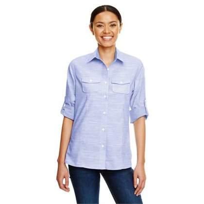 Picture of Ladies Texture Woven Shirt