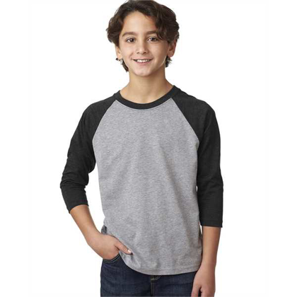 Picture of Youth CVC 3/4-Sleeve Raglan