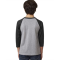 Picture of Youth CVC 3/4-Sleeve Raglan
