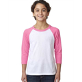 Picture of Youth CVC 3/4-Sleeve Raglan